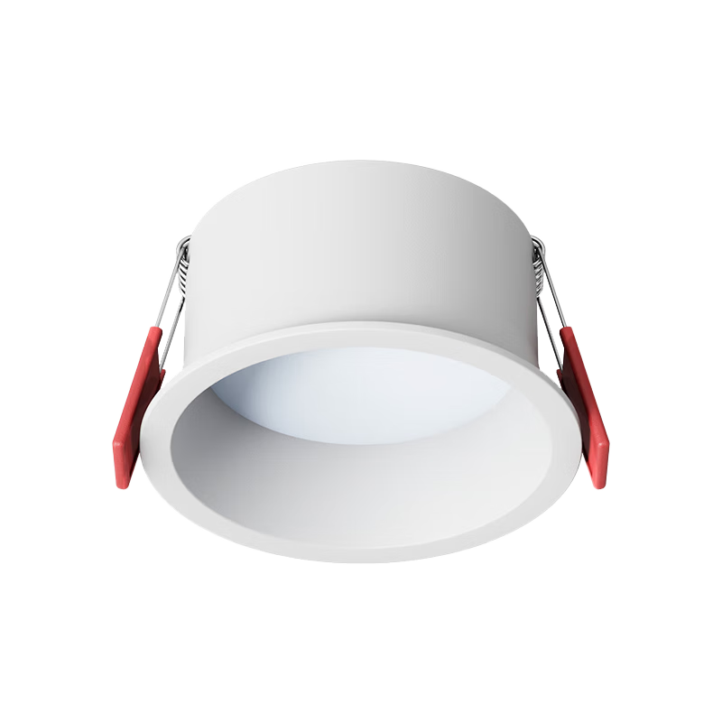 AOC Narrow Bezel Deep Cup Anti-Glare LED Recessed Downlight 75mm Cutout 7W 4000K for Home Living Room Corridor Passageway