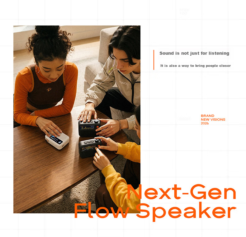 Divoom FlowToo Bluetooth Speaker White Noise Pixel Screen Desktop Mini Speaker 2026 Bass Subwoofer Music Player Sleep Sound Machine Gift for Men Birthday Graduation 33