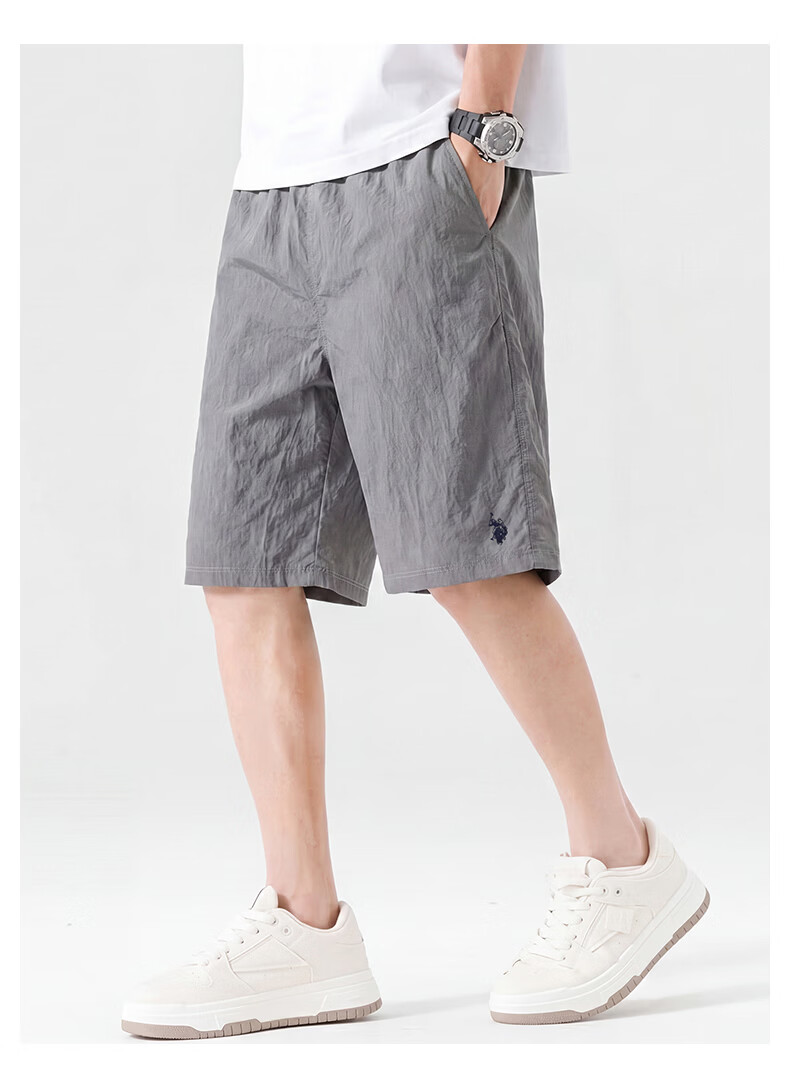 U.S. POLO ASSN. Shorts, Paul Summer Men's Casual Quick-Dry Five-Point Pants, Student Sports Pants, Father's Day Gift 26
