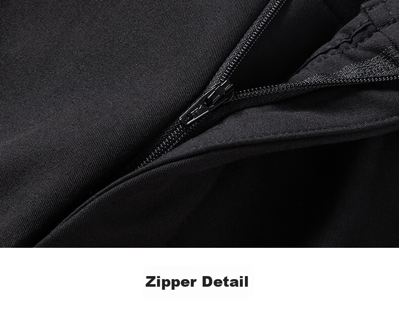 Romon Men's High-Waist Wrinkle-Free Business Dress Pants Casual Elastic Straight-Leg Trousers for Dad 25