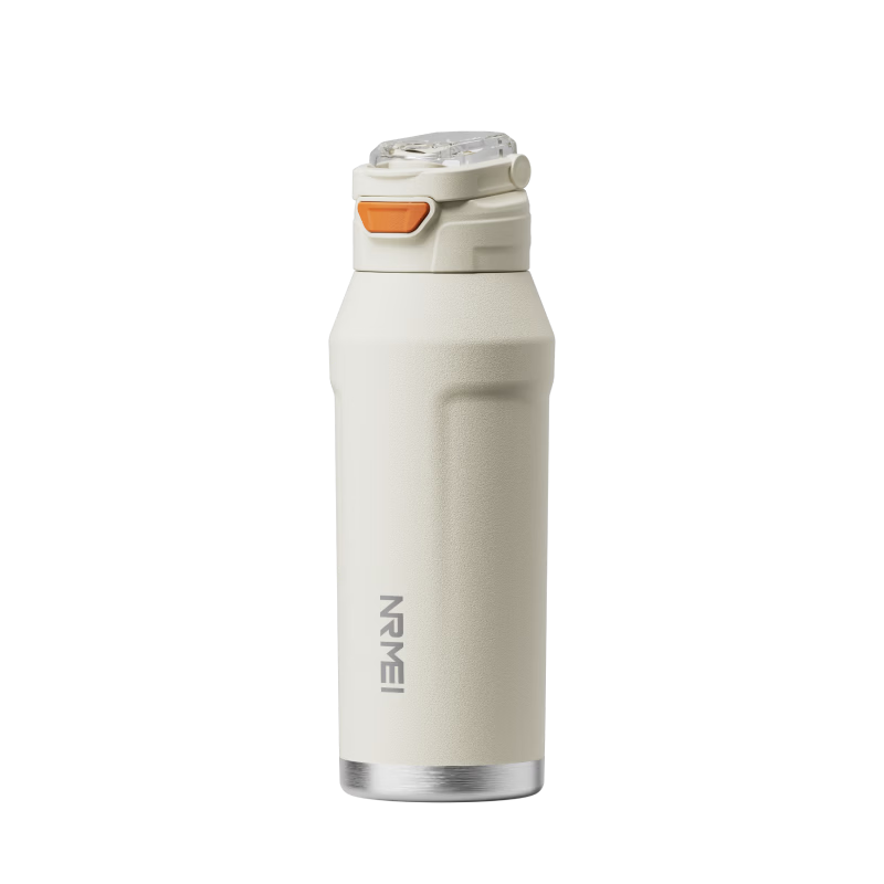 ERM Insulated Large Capacity 316 Stainless Steel Men's Water Bottle Portable High-Value 2026 New Student Straw Cup