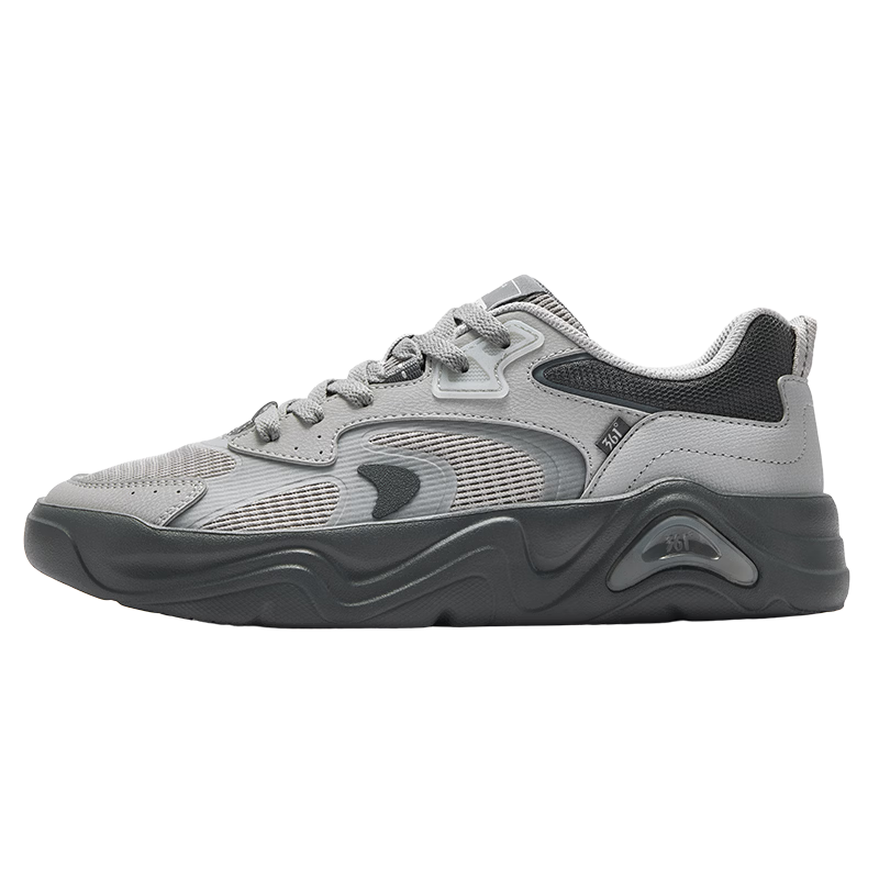 361° Jincheng 5.0 Men's Sneakers, Autumn Mesh Breathable Trendy Fashion Thick-Soled Sports Casual Shoes, 672636602-4
