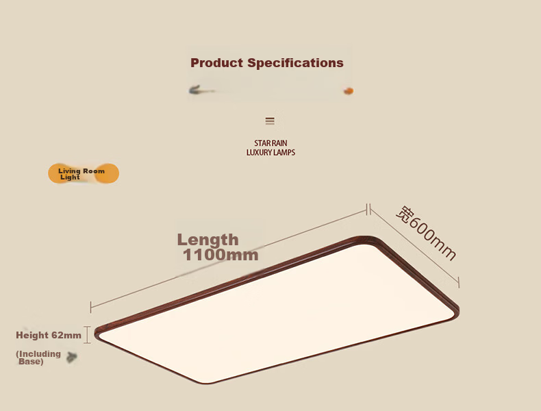 NVC LED Smart Eye-Care Full-Spectrum Bedroom Ceiling Light Children's Room Vintage Style Kids Lamp Huayang 14