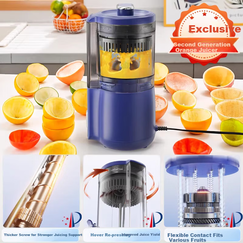 Meizhikou Juicer Automatic Pulp Separation Electric Portable Juice Extractor Household Fresh Juice Maker with Self-Cleaning Function