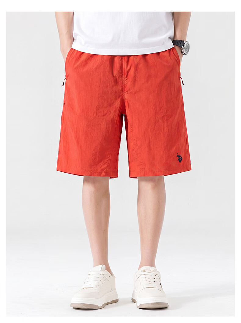 U.S. POLO ASSN. Shorts, Paul Summer Men's Casual Quick-Dry Five-Point Pants, Student Sports Pants, Father's Day Gift 33