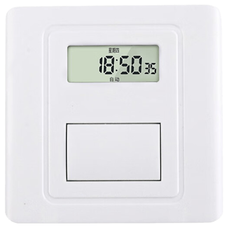 Xiya T21 Panel Time Control Switch, 220V Fully Automatic Wall-Mounted Intelligent Time Control Microcomputer Advertising Light Timer