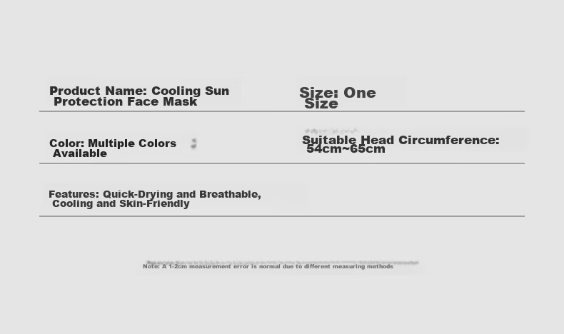 Yuzhaolin Men's Summer Sunscreen Full Face Breathable Cooling Ice Silk Cycling Mask Astronaut Style 4