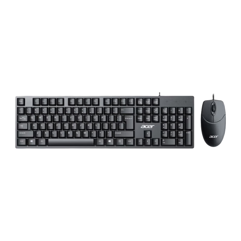 Acer Keyboard And Mouse Combo Wired Keyboard And Mouse Set Office Business Desktop Laptop Keyboard And Mouse K212+M117