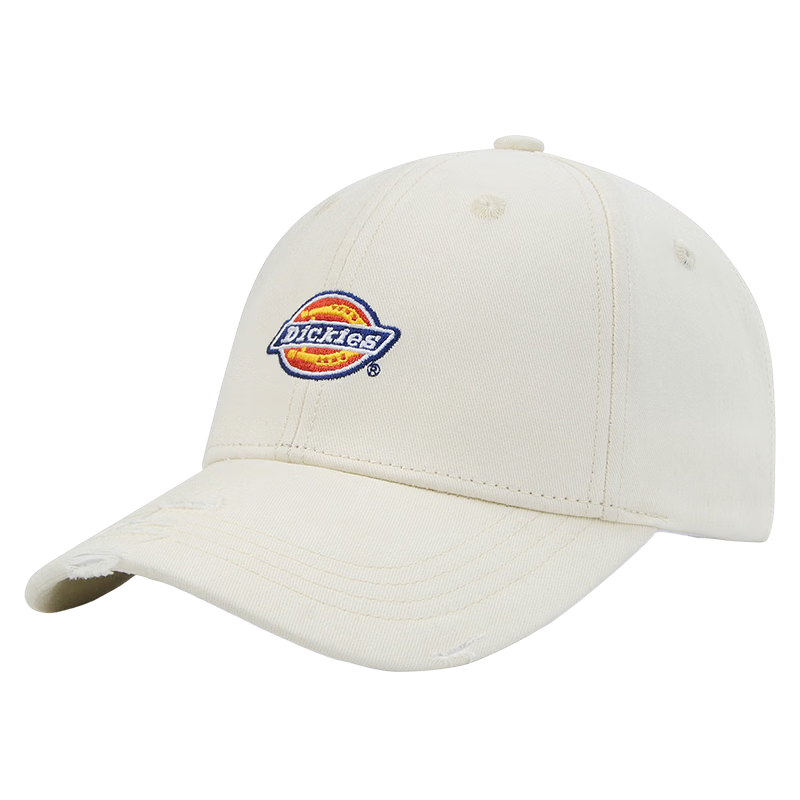 Dickies Hard Top Embroidered Baseball Cap Unisex Adjustable Sunshade Sports Casual Hat Gray