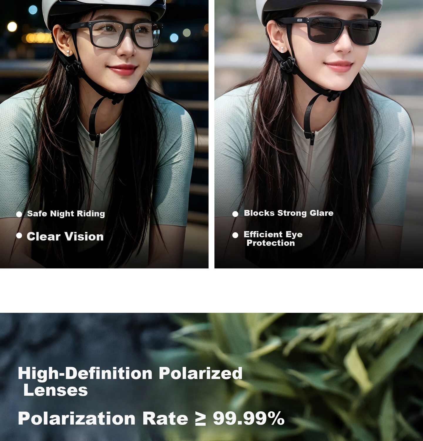 CAPONI Cycling Polarized Photochromic Sunglasses UV Protection Sports Mountain Running Day and Night Use 6
