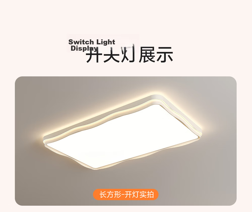 GUJIA LED Ceiling Light, Simple Cream Style, for Living Room And Bedroom, Eye Protection, Puri Light Source, Round-Shaped - Three Colors [Installation Included] 50
