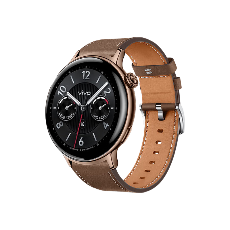 Xiaopijiang Soft Genuine First Layer Calfskin Leather Strap for VIVO Watch 5 Unisex Smartwatch Band