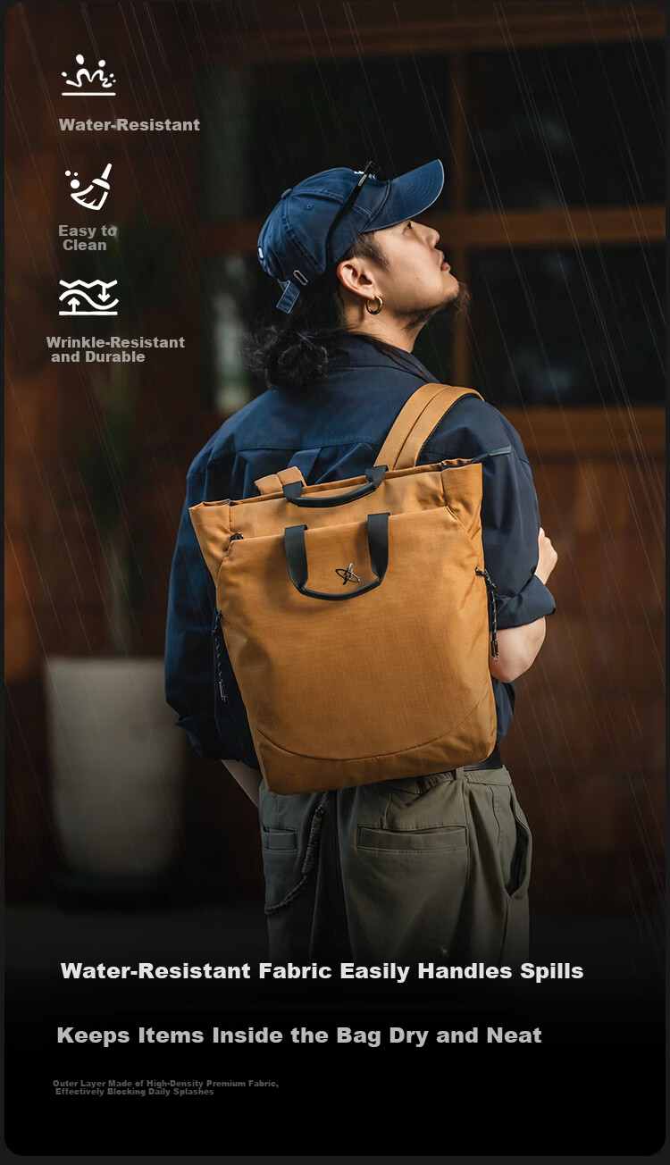 GYXX Polaris Dual-Shoulder Laptop Backpack 16-inch Business Commuter College Student Handheld Book Bag 12