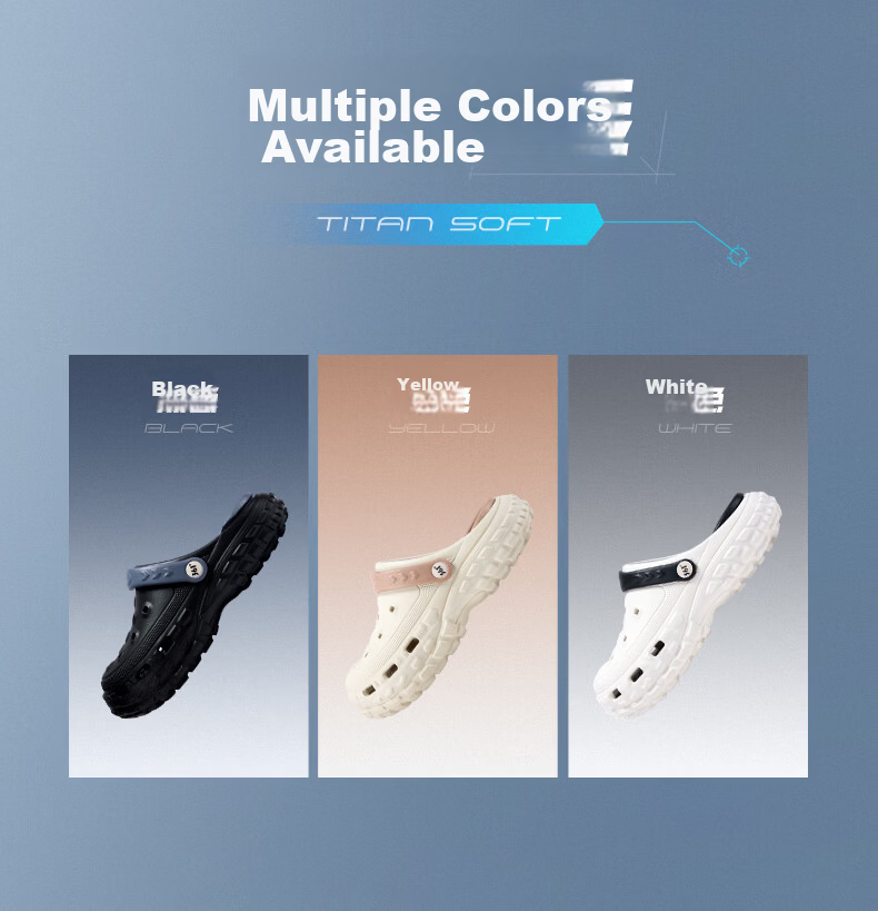 361° Men's 2026 New Summer Outdoor Non-Slip Detachable Beach Sandals Thick Sole Height Increasing Clogs 13