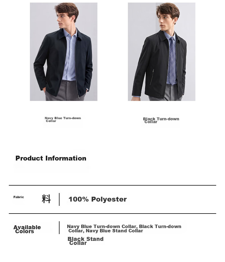 Shanshan [Three-Proof] Executive Jacket Men's Seamless Lapel Coat Business Commuter Wrinkle-Resistant Civil Servant Top Black 7