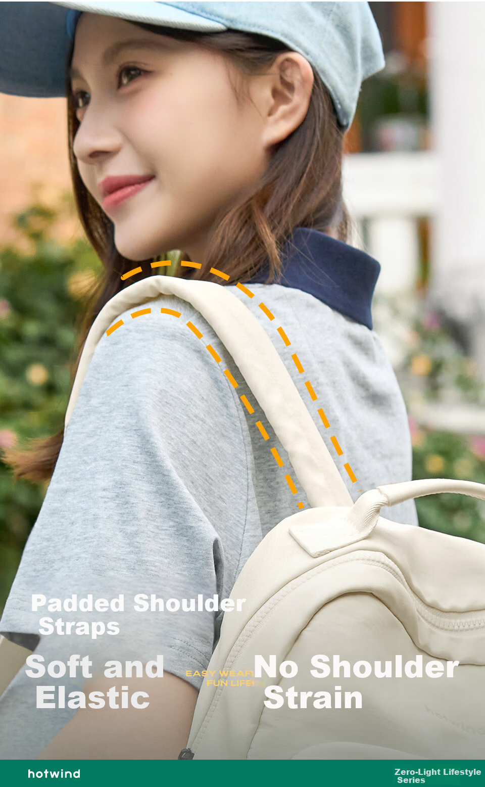 Hotwind Women's Backpack 2026 New College Student School Bag Junior High High School Laptop Bag Outdoor Lightweight Commuter Fashion Backpack 10
