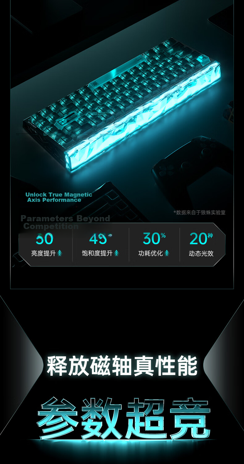 AULA HERO68XS Hollow Out Triple Mode Magnetic Axis Keyboard RT E-sports Gaming Dual 8K Wireless 2.4G Bluetooth Wired ARGB 68-Key Custom Mechanical Keyboard Orange 6