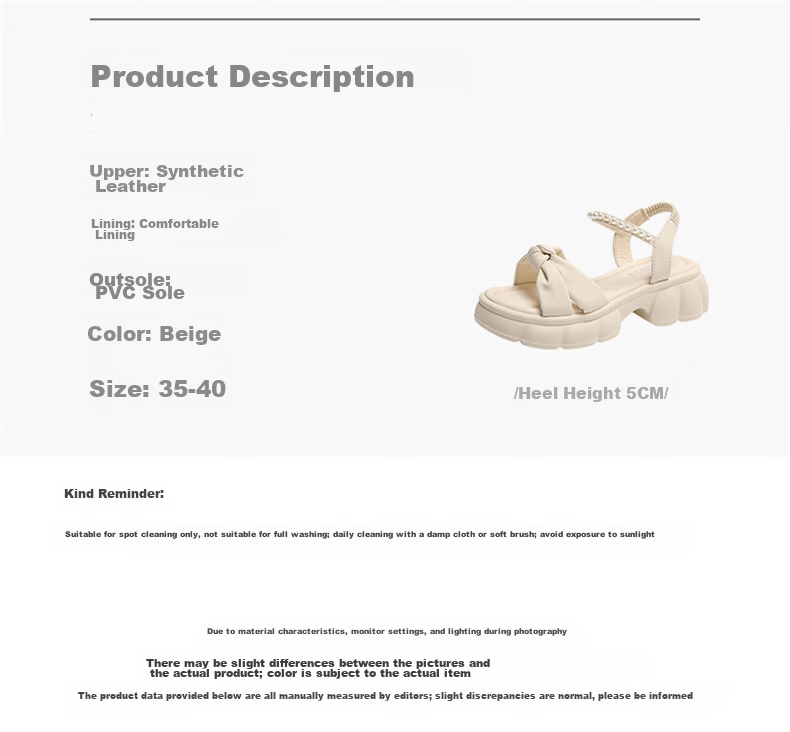 Cartelo Crocodile Women's Sandals Summer New Fashion Flat High Heel One-strap Casual Shoes 1779 Beige 38 4