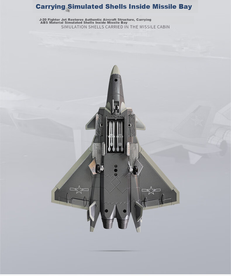 Chiyumoxing White Emperor Sky Battle Aircraft Model, Realistic Alloy Airplane Toy, Fighter Jet Model, Military Figurine, Gift for Boys 7