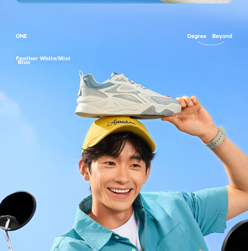 361° Men's Sports Shoes Jin Cheng SE Spring Summer Mesh Breathable Thick Sole Height Increasing Casual Sneakers 672626614-2 17