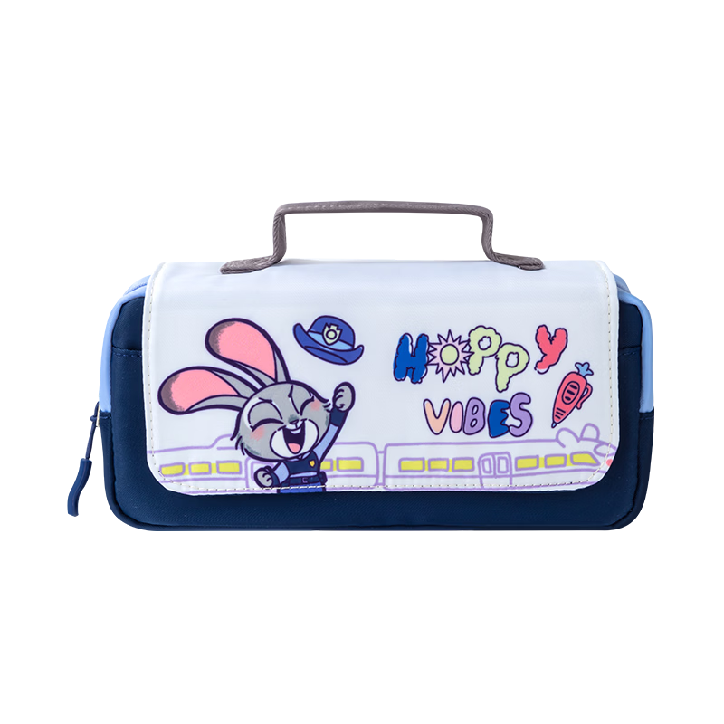 Disney Zootopia Judy Double-Layer Large Capacity Pencil Case High-Quality Girls Stationery Box Middle School Student Supplies