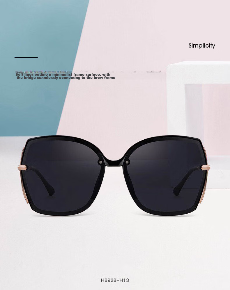 Helen Keller Polarized Sunglasses for Women Driving Sun Protection Large Frame Gift Eyewear H8928H13 1