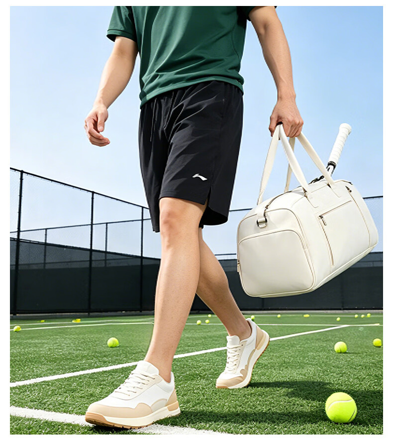 LI-NING Men's Summer Lightweight Sports Shorts Quick-Dry Fitness Running Badminton Basketball High Elasticity Knee-Length Pants 4