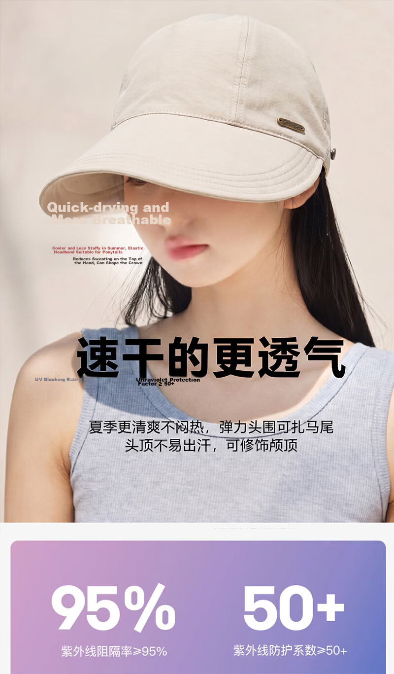 MMOPTOP Summer Lightweight UV Protection Bucket Hat Sun Hat Large Head Circumference Sunshade Baseball Cap Unisex 1