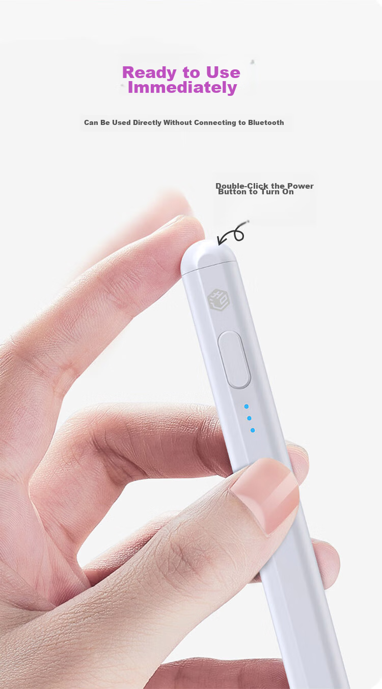 JD Original Capacitive Stylus for IPad, Compatible with Apple Pencil 2nd Generation, Suitable for 2020/2021 Pro/Air/Mini/iPad11 Tablets, Touchscreen Writing Pen, Anti-Mistouch 14