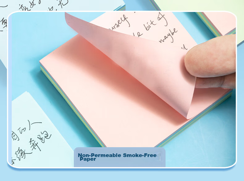 M&G 100 Sheets Yellow Sticky Notes Adhesive Memo Pads 76*102mm Office Supplies YS-04 6