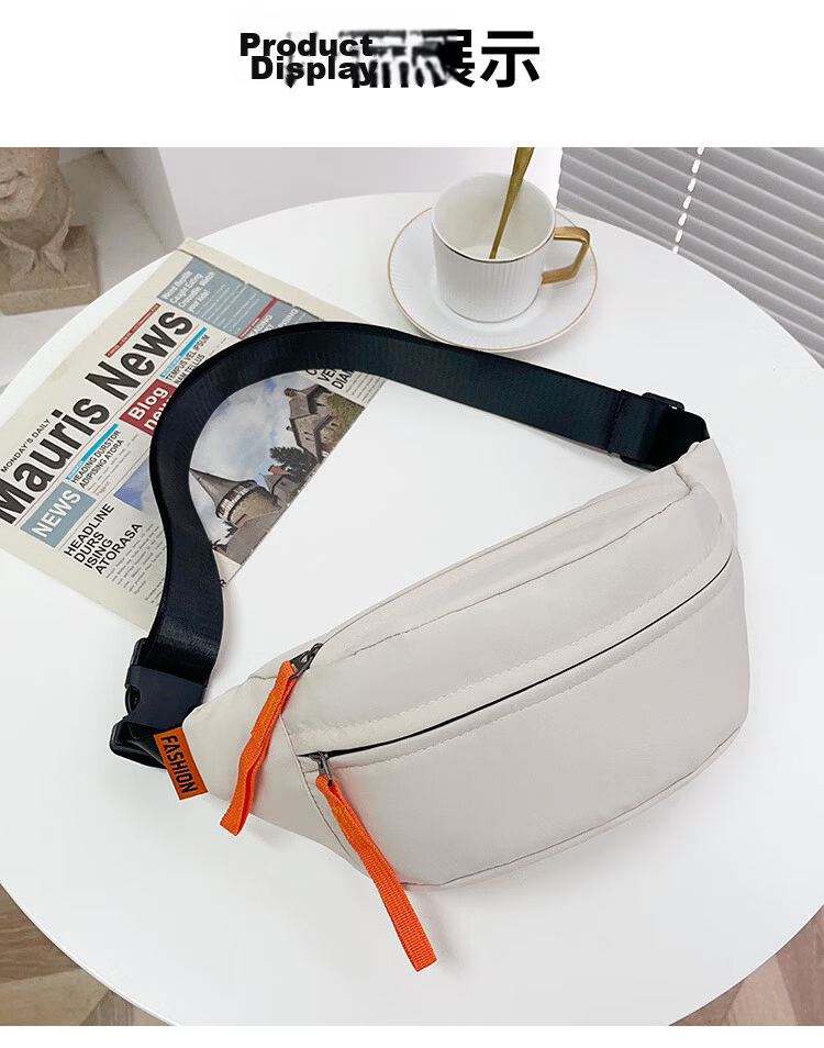 Banjeni Travel Casual Crossbody Waist Bag Large Capacity Outdoor Sports Backpack Men Student Lightweight Commuter Women Shoulder Chest Bag 6