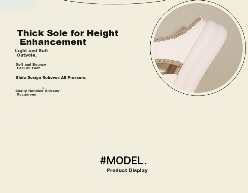 CARTELO Women's Summer Sandals Thick Soft Sole Bow Slip-On Beach Shoes 1883 Beige Size 35 3