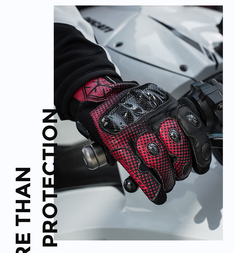 SCOYCO MC230 Motorcycle Gloves, Full-Finger Carbon Fiber Motorcycle Gloves, Anti-Fall, Wear-Resistant, Breathable, Suitable for Riding All Seasons, for Men And Wome 20