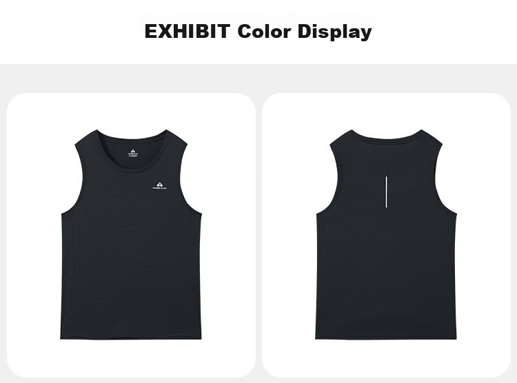 Toread Men's Quick-Dry Sleeveless T-Shirt Summer Lightweight Trail Running Moisture-Wicking Breathable Vest Yunxiao Blue 2XL 28