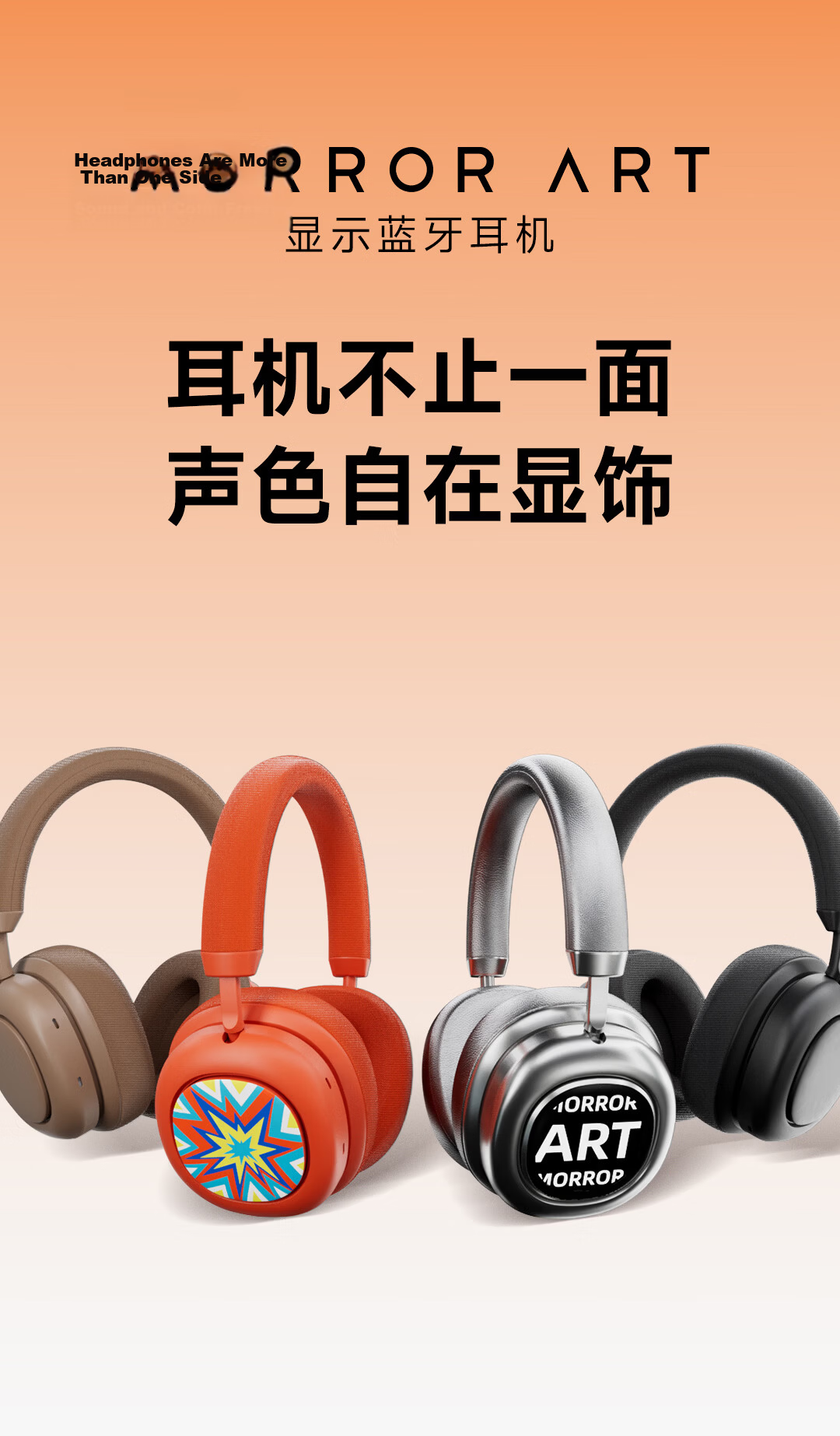 MORRORART Bluetooth Headphones Over-Ear Wireless Active Noise Cancelling Touch Control Long Battery Life Standard Edition Gray Silver Compatible with Apple Huawei Birthday Gift 1