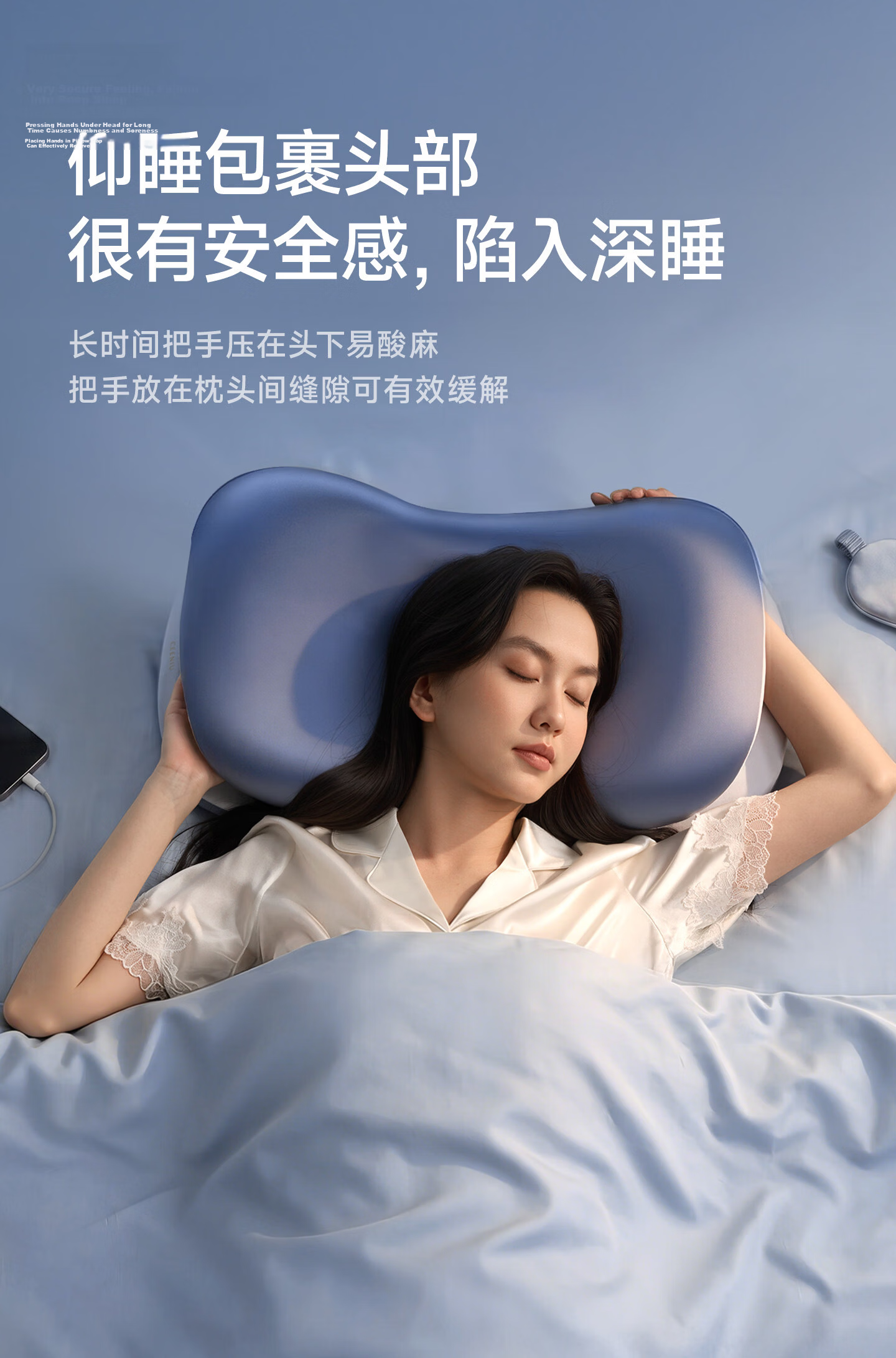 CEENIU Hot Selling No.1 Side Sleeping Pillow Neck Support Sleep Aid Core High Pillow Memory Foam for Men and Women Adults 27