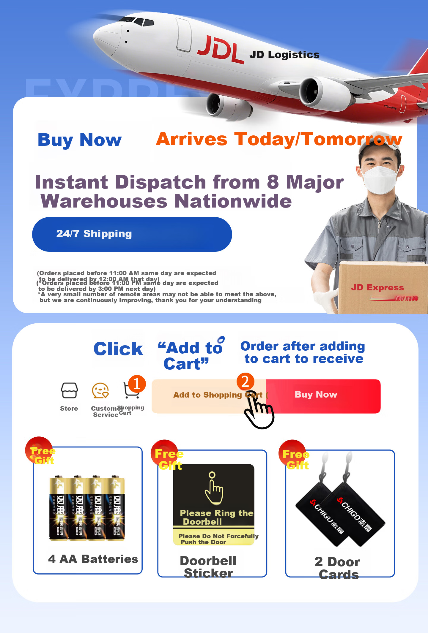 CHIGO Glass Door Fingerprint Lock No Drilling Office Password Lock Single and Double Door Smart Electronic Access Control Lock 1