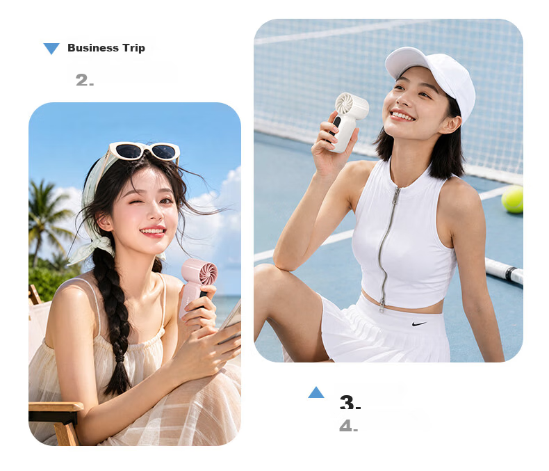Dreame X5S Handheld Mini Fan Semiconductor Cooling Portable USB Rechargeable Silent Outdoor Long Battery Life Cristiano Ronaldo Edition 10