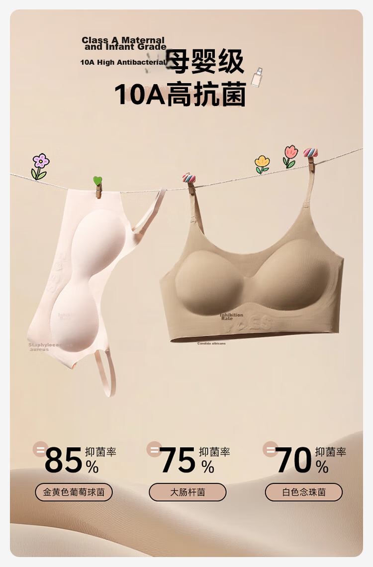 FitonTon Girls' Camisole Bra Invisible Developmental Underwear Foundation Liquid Thin Bra for High School Students Ages 12-18 Summer 9