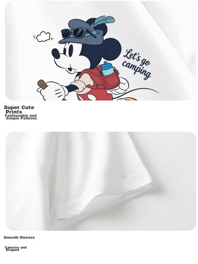 Disney 2-Pack Kids Cotton Short Sleeve T-Shirts Boys Girls Bunny Blue + Judy White Size 140 7