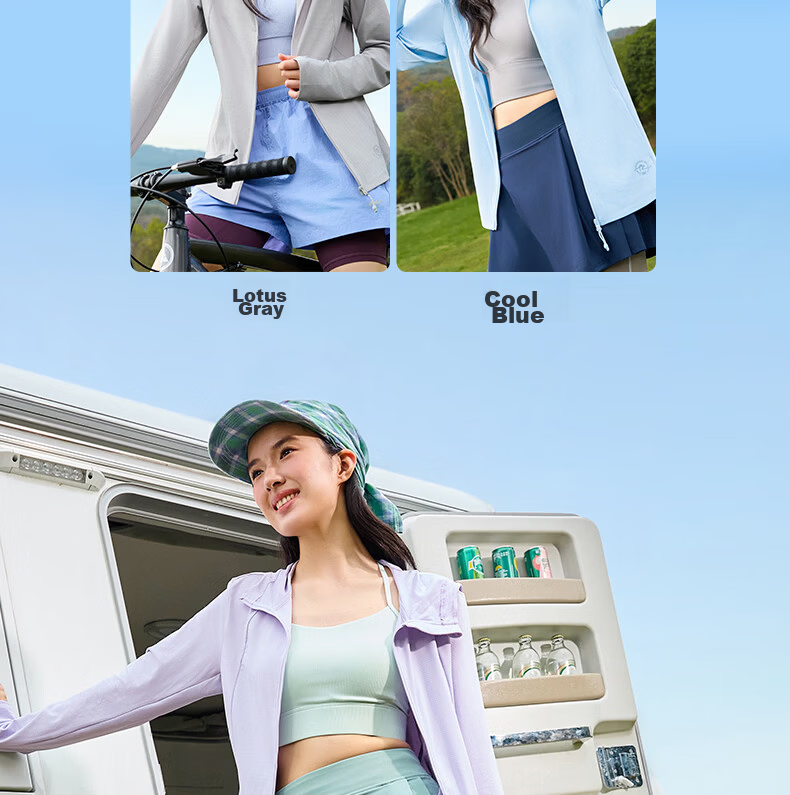 361° Women's Summer Sunscreen Jacket New Sports UV Protection UPF100+ Outdoor Coat 662624608D-7 18