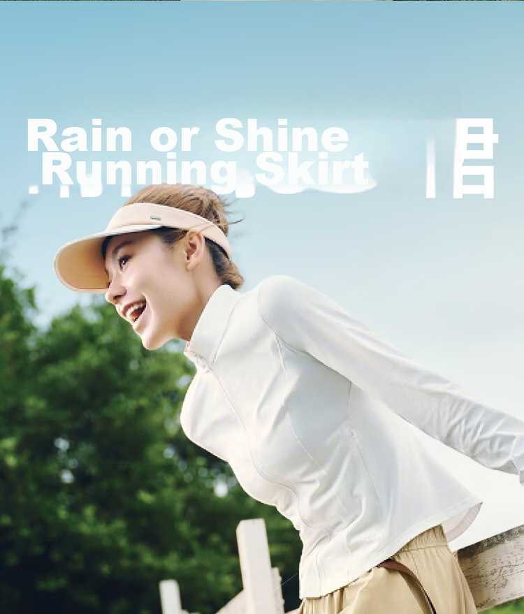 Beneunder Women's Mid-Length Pleated Skirt Water-Repellent Sun-Protective Outdoor Skirt Spring Summer WR005 4