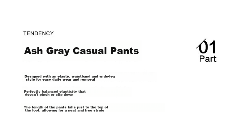 Demana Pleated Casual Pants Summer Loose Comfortable Elastic Waist Wide-Leg Long Pants for Women 6