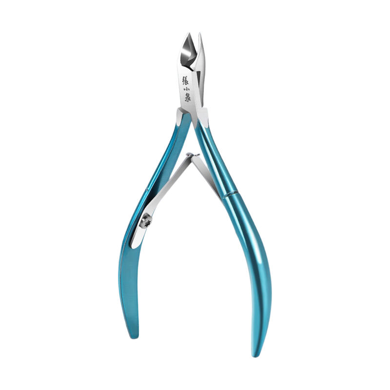 Zhangxiaoquan Stainless Steel Dead Skin Remover Pliers for Calluses And Hangnails, Professional Manicure Tool, Peacock Green H60340100