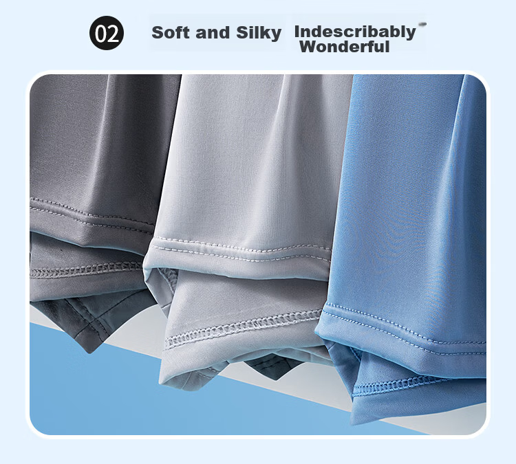 Modal Men's Ice Silk Antibacterial Breathable Mid-Waist Boxer Briefs 5-Pack XL 9