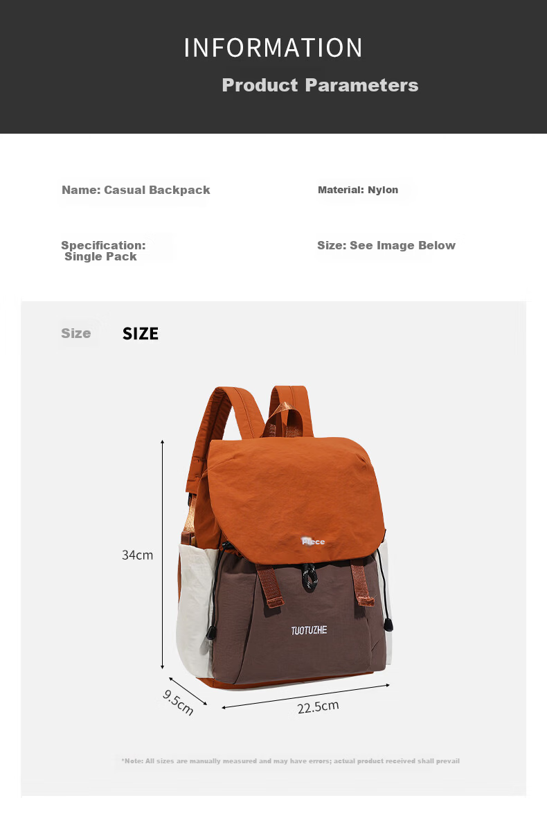 40,000km Hiking Backpack Double Shoulder Bag High-Value Lightweight Multifunctional Large Capacity Laptop Bag Daily Backpack for College Students 2