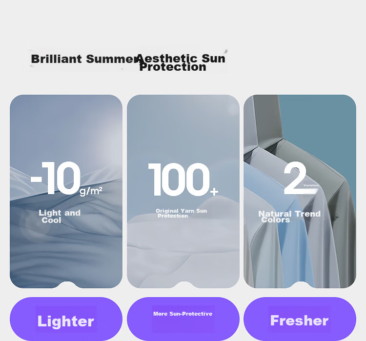 BOSIDENG Summer National Standard Original Yarn Sun Protection Jacket for Women UPF100+ UV Protection Casual Sports Travel Coat 6