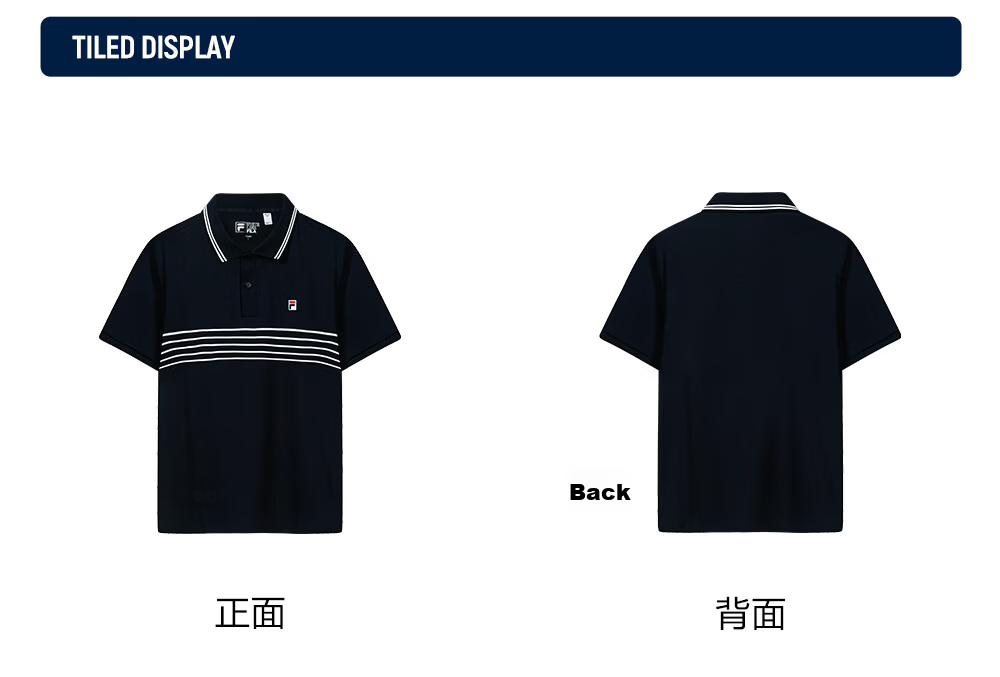 FILA Official Men's Knitted Short Sleeve Polo Shirt 2026 Autumn Pure Cotton Cool Basic Top 14