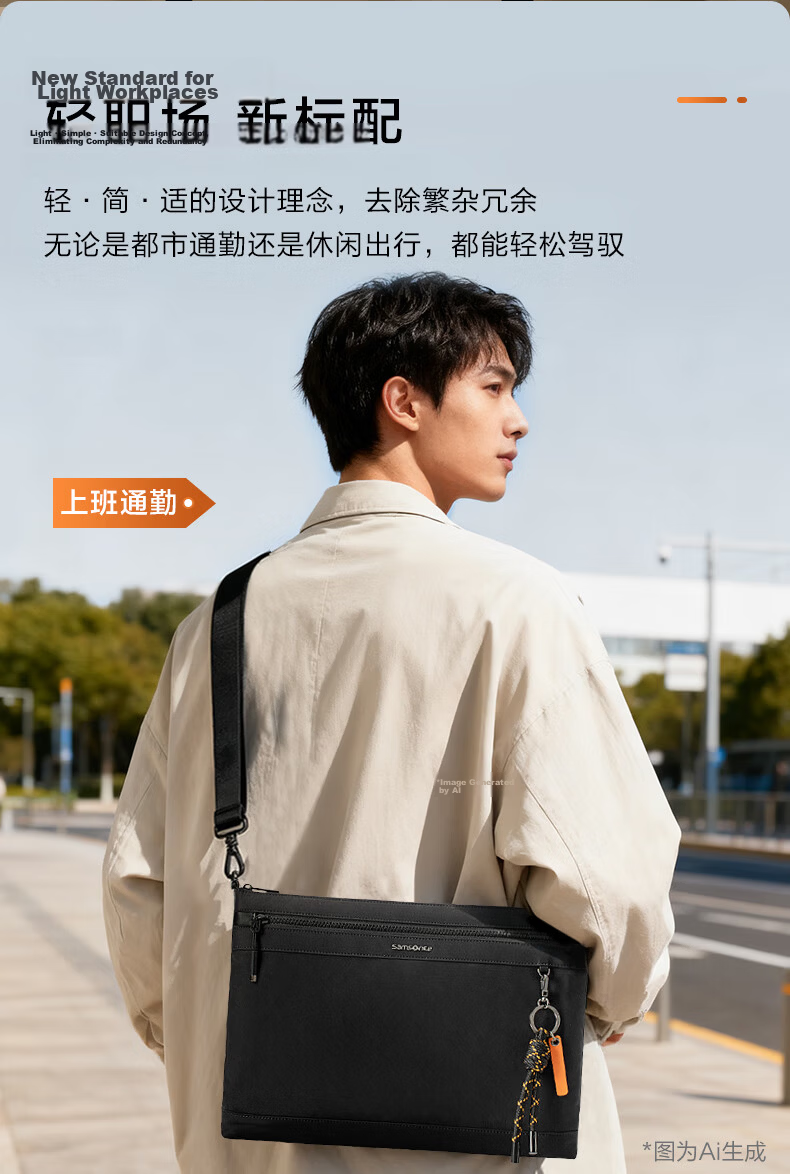 Xinxiuli Men's Business Briefcase, 13.3-Inch Laptop Bag, Leather Travel Case, Father's Day Gift 2