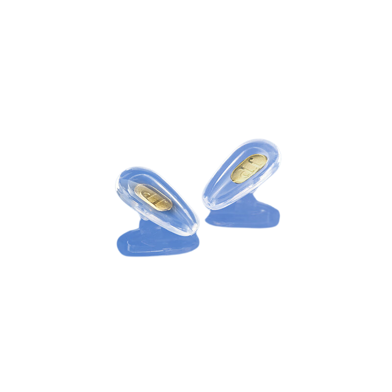 Ouna Doctor Glasses Nose Pads, Silicone Anti-Slip Eyewear Accessories with Air Cushion, Screwdriver, Copper Core, 8 Pieces